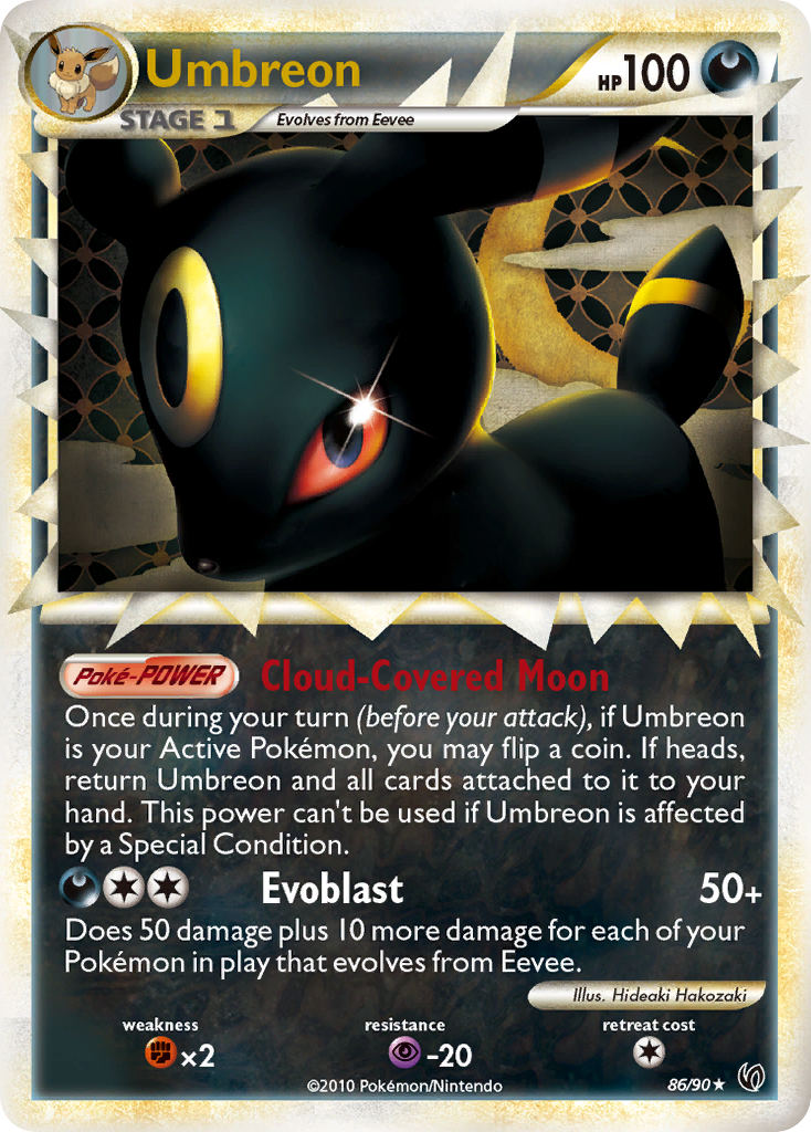 Umbreon (86/90) [HeartGold & SoulSilver: Undaunted] | Shuffle n Cut Hobbies & Games