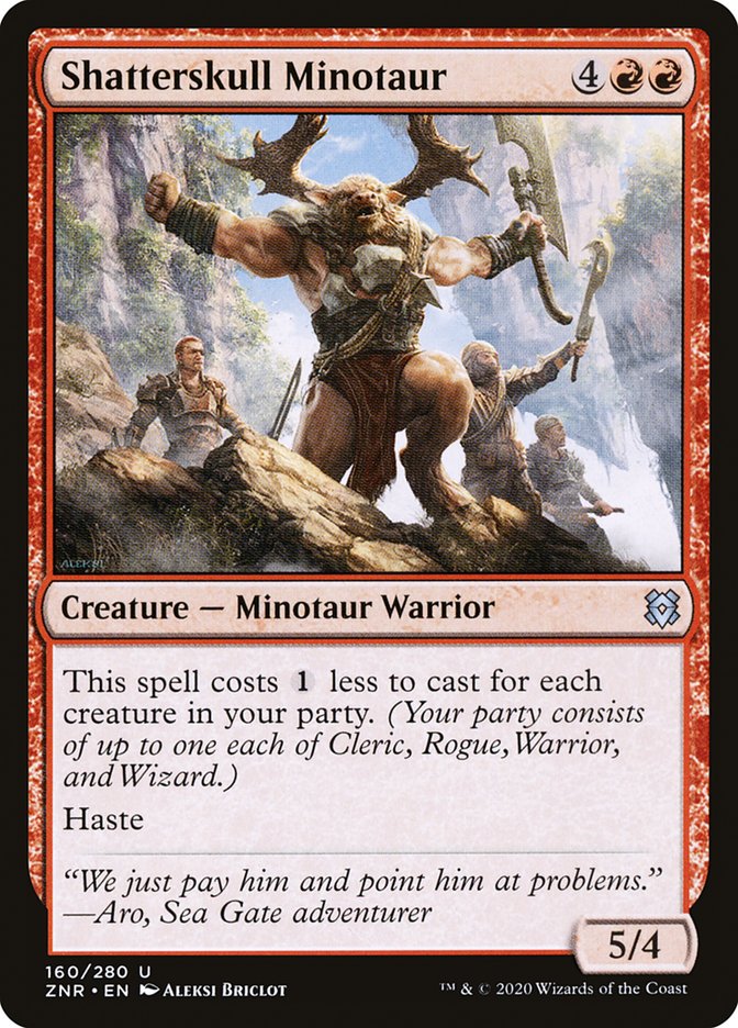 Shatterskull Minotaur [Zendikar Rising] | Shuffle n Cut Hobbies & Games