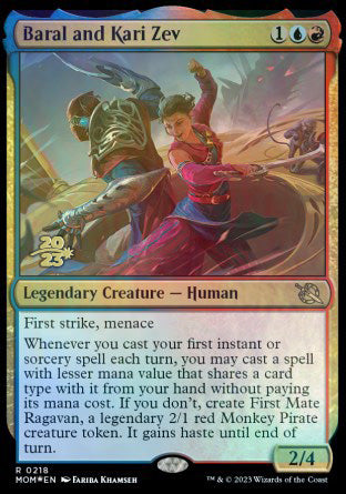 Baral and Kari Zev [March of the Machine Prerelease Promos] | Shuffle n Cut Hobbies & Games