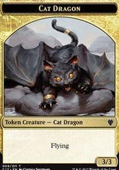 Cat Dragon // Dragon (006) Double-Sided Token [Commander 2017 Tokens] | Shuffle n Cut Hobbies & Games