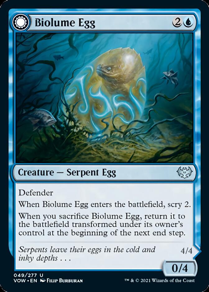 Biolume Egg // Biolume Serpent [Innistrad: Crimson Vow] | Shuffle n Cut Hobbies & Games