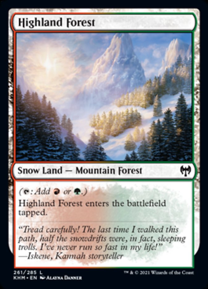 Highland Forest [Kaldheim] | Shuffle n Cut Hobbies & Games