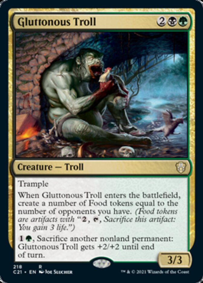 Gluttonous Troll [Commander 2021] | Shuffle n Cut Hobbies & Games