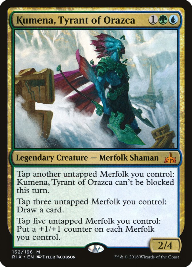 Kumena, Tyrant of Orazca [Rivals of Ixalan] | Shuffle n Cut Hobbies & Games