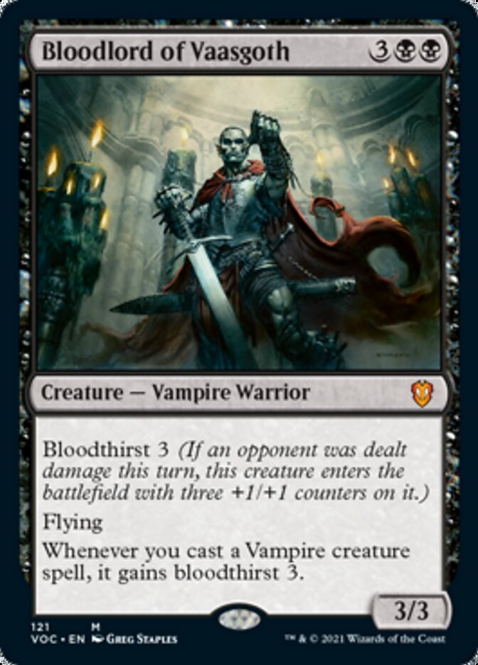 Bloodlord of Vaasgoth [Innistrad: Crimson Vow Commander] | Shuffle n Cut Hobbies & Games