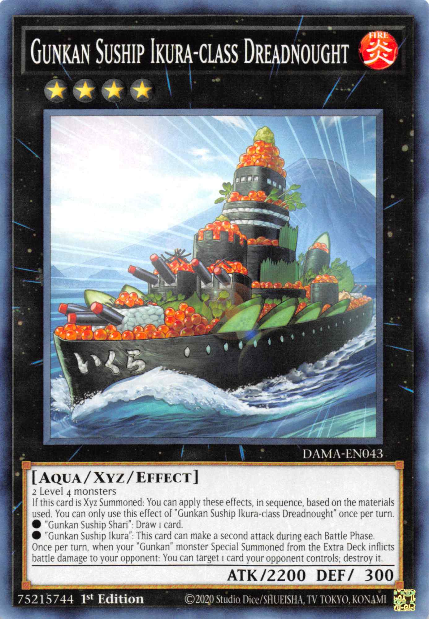 Gunkan Suship Ikura-class Dreadnought [DAMA-EN043] Common | Shuffle n Cut Hobbies & Games