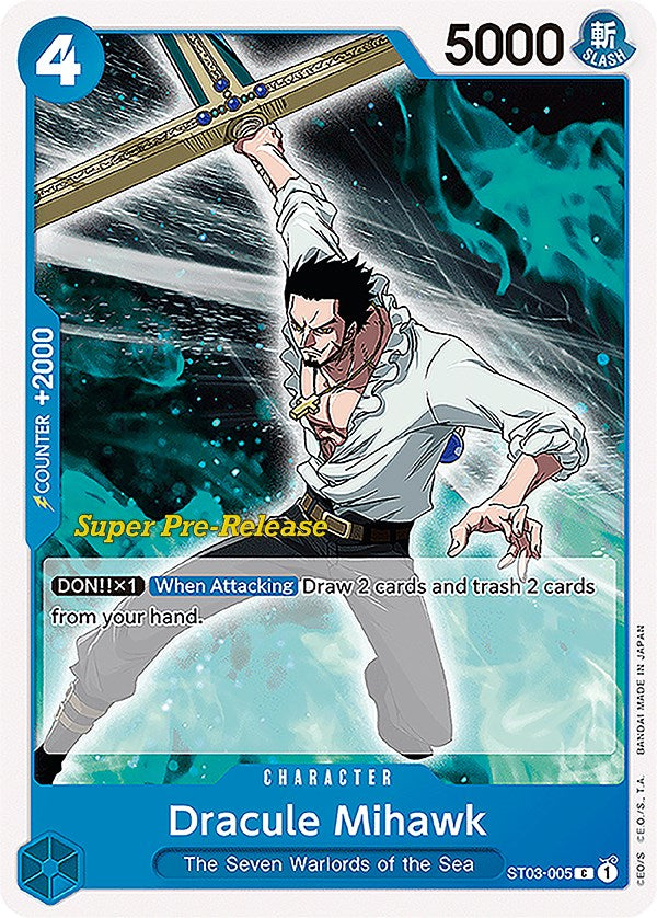 Dracule Mihawk [Super Pre-Release Starter Deck: The Seven Warlords of the Sea] | Shuffle n Cut Hobbies & Games