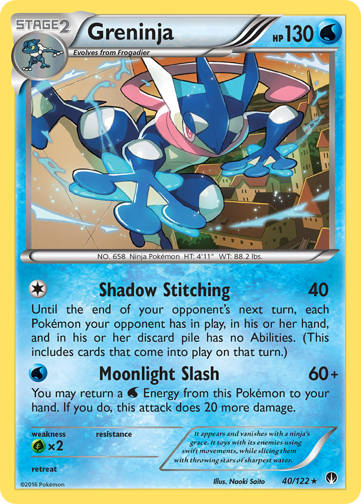 Greninja (40/122) [XY: BREAKpoint] | Shuffle n Cut Hobbies & Games