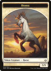 Adorned Pouncer // Horse Double-Sided Token [Hour of Devastation Tokens] | Shuffle n Cut Hobbies & Games