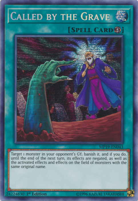 Called by the Grave [MP19-EN043] Prismatic Secret Rare | Shuffle n Cut Hobbies & Games