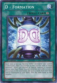 D - Formation [LCGX-EN147] Common | Shuffle n Cut Hobbies & Games