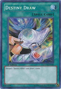 Destiny Draw [LCGX-EN145] Secret Rare | Shuffle n Cut Hobbies & Games