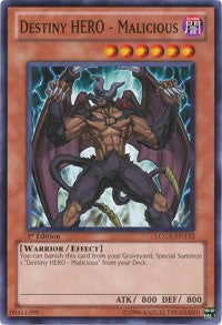 Destiny HERO - Malicious [LCGX-EN132] Common | Shuffle n Cut Hobbies & Games