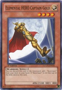 Elemental HERO Captain Gold [LCGX-EN026] Common | Shuffle n Cut Hobbies & Games