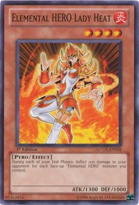 Elemental HERO Lady Heat [LCGX-EN038] Common | Shuffle n Cut Hobbies & Games
