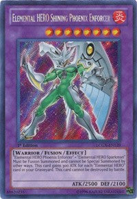 Elemental HERO Shining Phoenix Enforcer [LCGX-EN139] Secret Rare | Shuffle n Cut Hobbies & Games