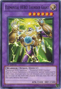 Elemental HERO Thunder Giant [LCGX-EN046] Common | Shuffle n Cut Hobbies & Games