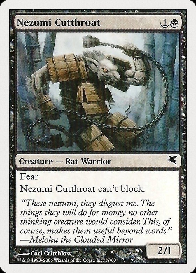 Nezumi Cutthroat (17) [Hachette UK] | Shuffle n Cut Hobbies & Games