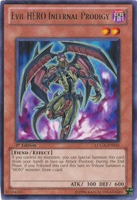 Evil HERO Infernal Prodigy [LCGX-EN031] Rare | Shuffle n Cut Hobbies & Games