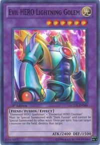 Evil HERO Lightning Golem [LCGX-EN068] Super Rare | Shuffle n Cut Hobbies & Games