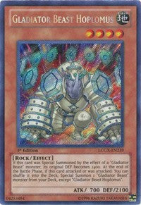 Gladiator Beast Hoplomus [LCGX-EN239] Secret Rare | Shuffle n Cut Hobbies & Games