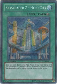 Skyscraper 2 - Hero City [LCGX-EN097] Secret Rare | Shuffle n Cut Hobbies & Games