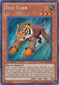 Test Tiger [LCGX-EN242] Secret Rare | Shuffle n Cut Hobbies & Games