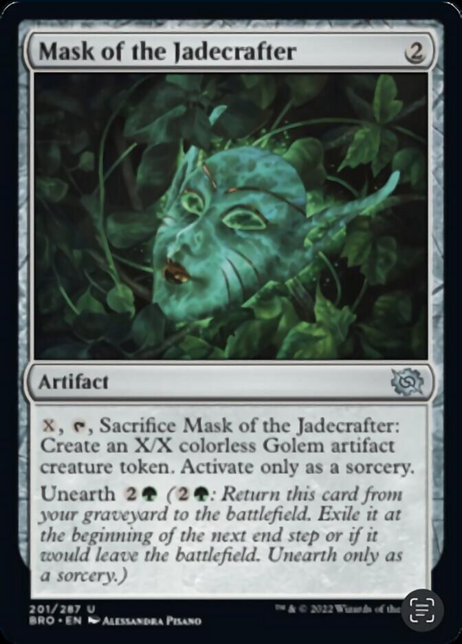 Mask of the Jadecrafter [The Brothers' War] | Shuffle n Cut Hobbies & Games