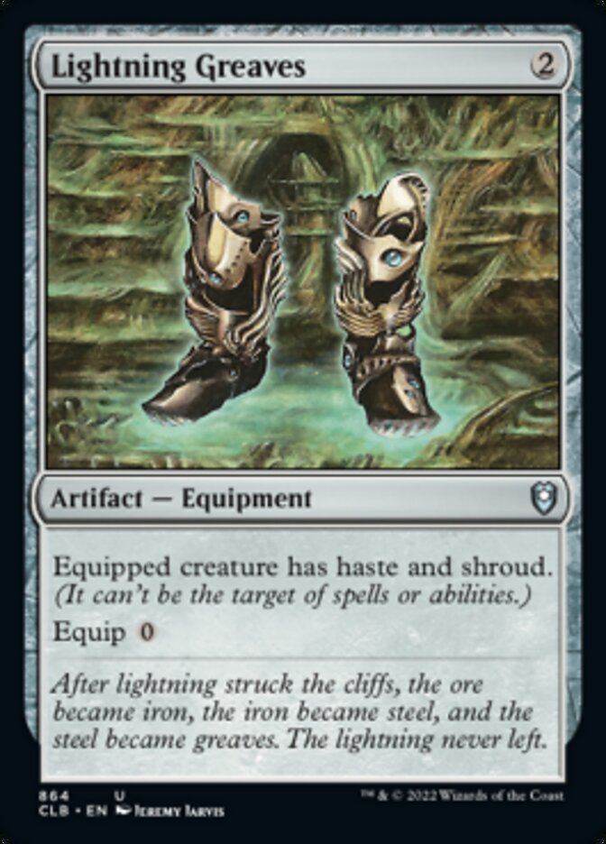 Lightning Greaves [Commander Legends: Battle for Baldur's Gate] | Shuffle n Cut Hobbies & Games