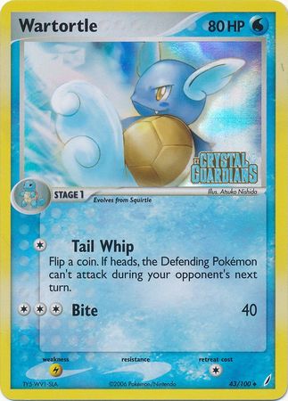 Wartortle (43/100) (Stamped) [EX: Crystal Guardians] | Shuffle n Cut Hobbies & Games