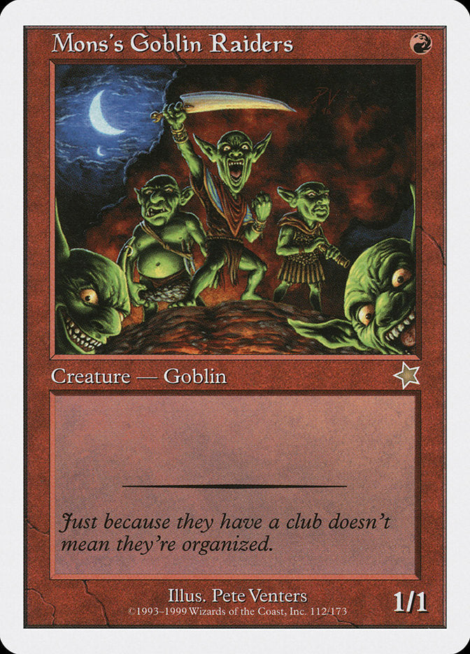 Mons's Goblin Raiders [Starter 1999] | Shuffle n Cut Hobbies & Games