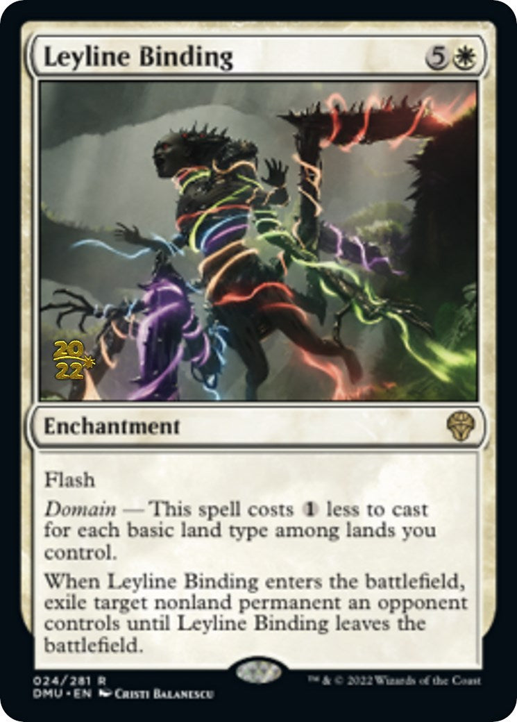 Leyline Binding [Dominaria United Prerelease Promos] | Shuffle n Cut Hobbies & Games