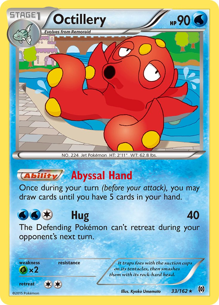 Octillery(33/162) (Theme Deck Exclusive) [XY: BREAKthrough] | Shuffle n Cut Hobbies & Games