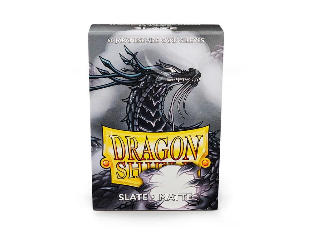 Dragonshield Yugioh Sleeves (60) Slate Matte | Shuffle n Cut Hobbies & Games