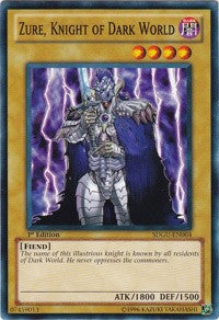 Zure, Knight of Dark World [SDGU-EN004] Common | Shuffle n Cut Hobbies & Games