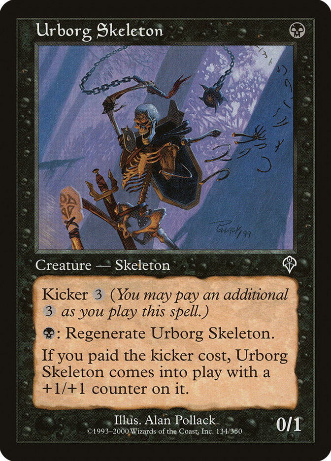 Urborg Skeleton [Invasion] | Shuffle n Cut Hobbies & Games