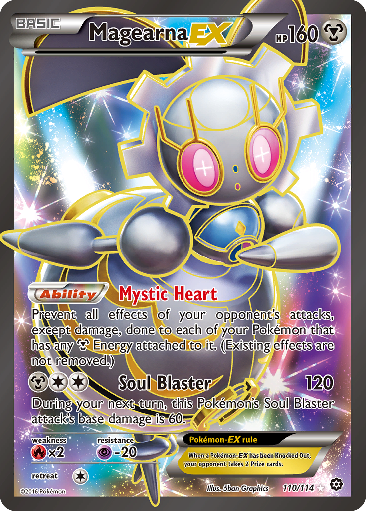 Magearna EX (110/114) [XY: Steam Siege] | Shuffle n Cut Hobbies & Games