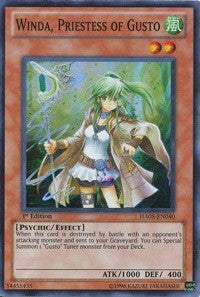 Winda, Priestess of Gusto [HA05-EN040] Super Rare | Shuffle n Cut Hobbies & Games