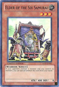 Elder of the Six Samurai [SAAS-EN001] Super Rare | Shuffle n Cut Hobbies & Games