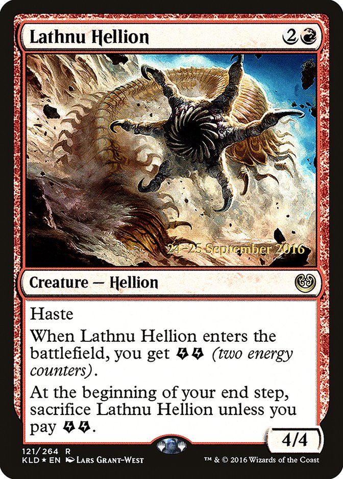 Lathnu Hellion [Kaladesh Prerelease Promos] | Shuffle n Cut Hobbies & Games