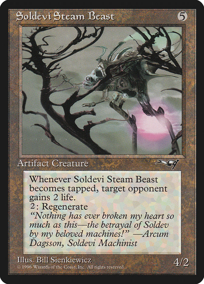 Soldevi Steam Beast (Purple Light Background) [Alliances] | Shuffle n Cut Hobbies & Games