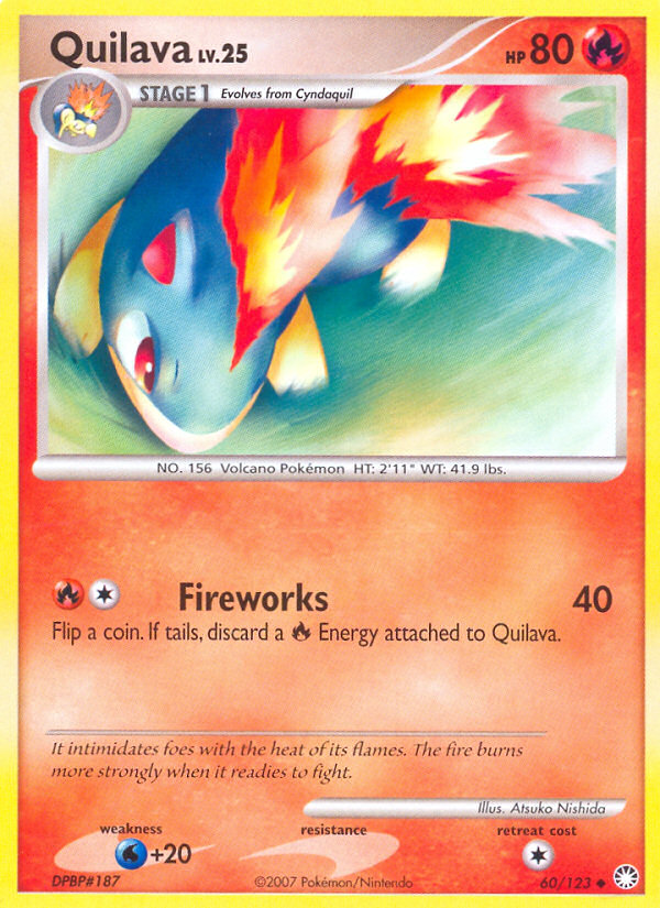 Quilava (60/123) [Diamond & Pearl: Mysterious Treasures] | Shuffle n Cut Hobbies & Games