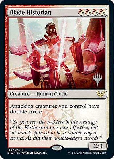 Blade Historian (Promo Pack) [Strixhaven: School of Mages Promos] | Shuffle n Cut Hobbies & Games