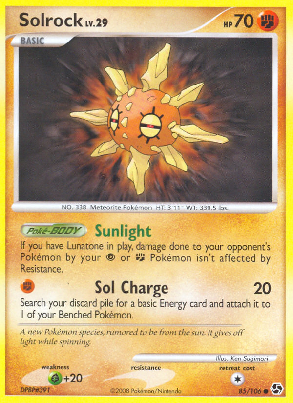 Solrock (85/106) [Diamond & Pearl: Great Encounters] | Shuffle n Cut Hobbies & Games