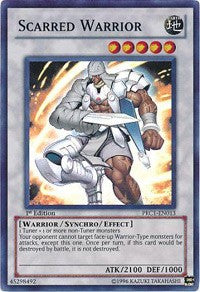 Scarred Warrior [PRC1-EN013] Super Rare | Shuffle n Cut Hobbies & Games