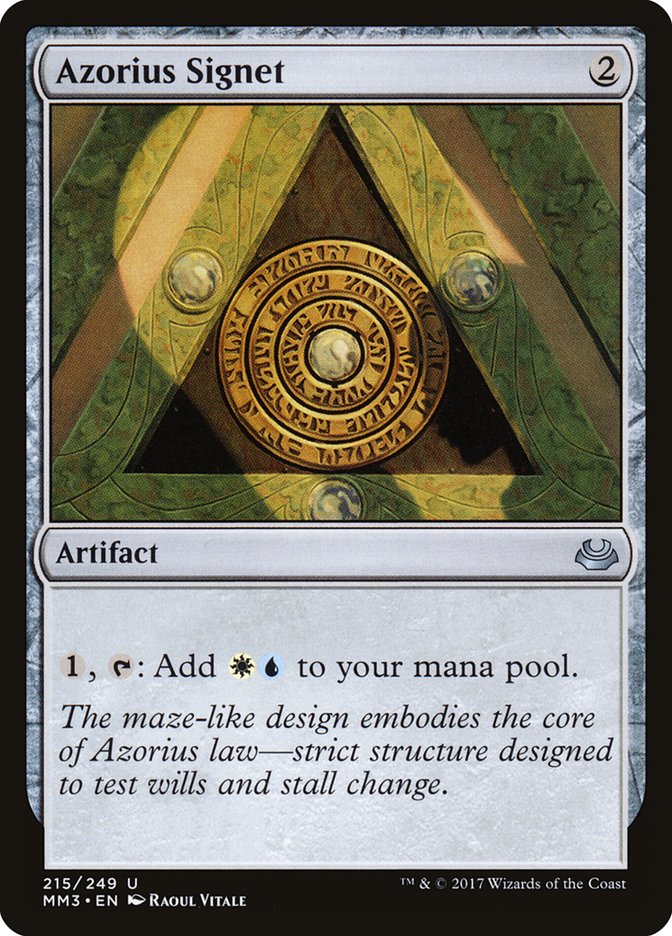 Azorius Signet [Modern Masters 2017] | Shuffle n Cut Hobbies & Games