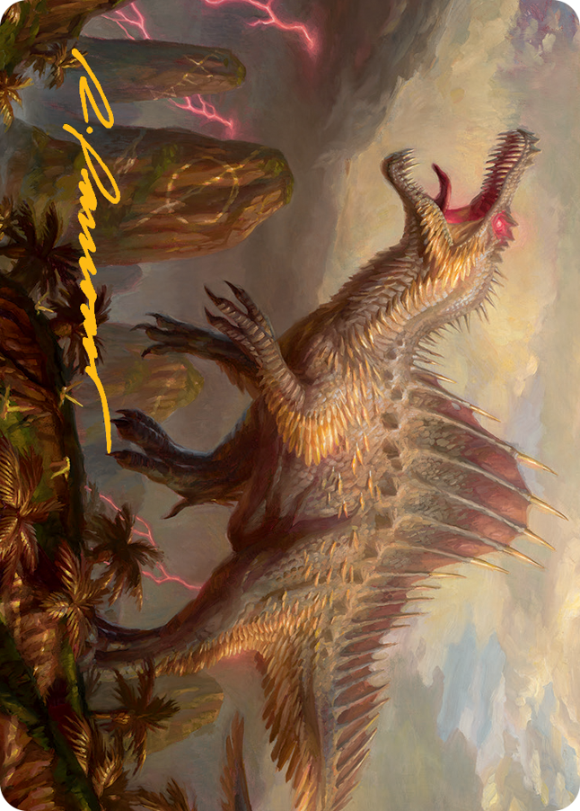Etali, Primal Conqueror Art Card (Gold-Stamped Signature) [March of the Machine Art Series] | Shuffle n Cut Hobbies & Games