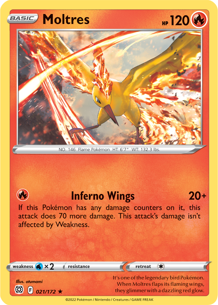 Moltres (021/172) [Sword & Shield: Brilliant Stars] | Shuffle n Cut Hobbies & Games