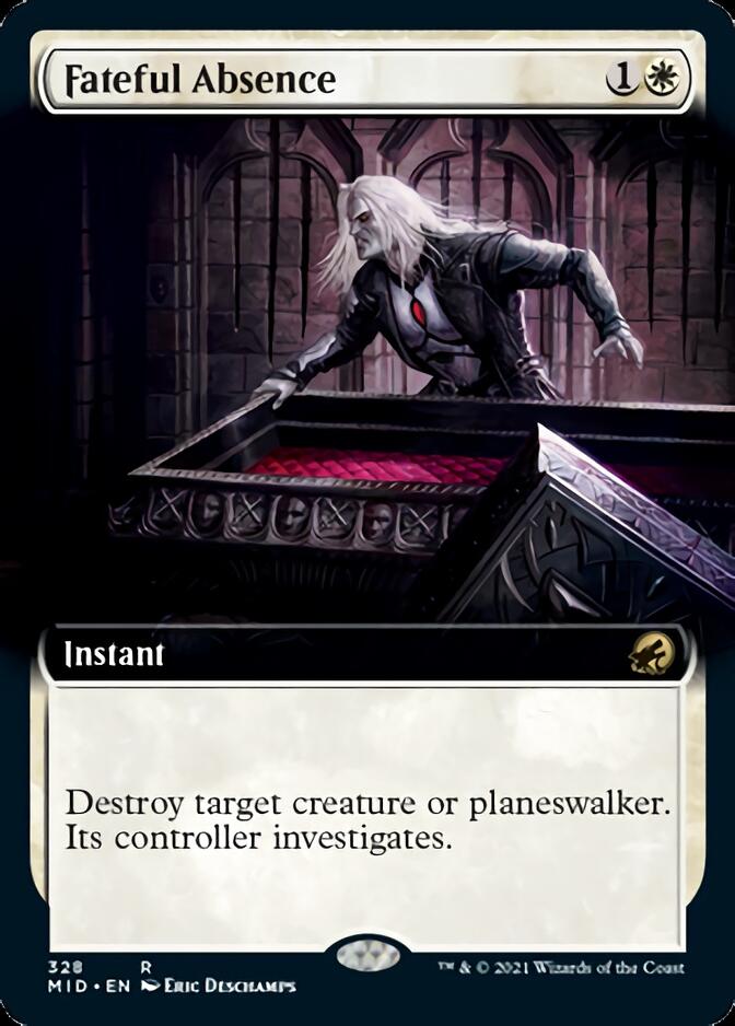 Fateful Absence (Extended Art) [Innistrad: Midnight Hunt] | Shuffle n Cut Hobbies & Games