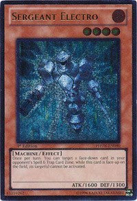 Sergeant Electro (UTR) [PHSW-EN090] Ultimate Rare | Shuffle n Cut Hobbies & Games